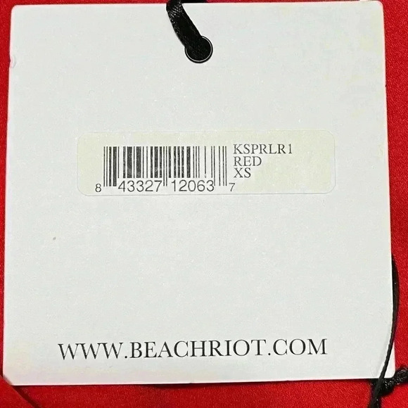 Beach Riot Vena Romper Women XS Red Romantic Seductive Valentines Date Night NWT - Picture 15 of 15